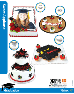 Walmart Graduation Cake
